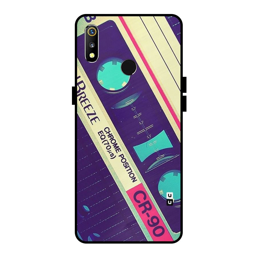 Old Casette Shade Metal Back Case for Realme 3i