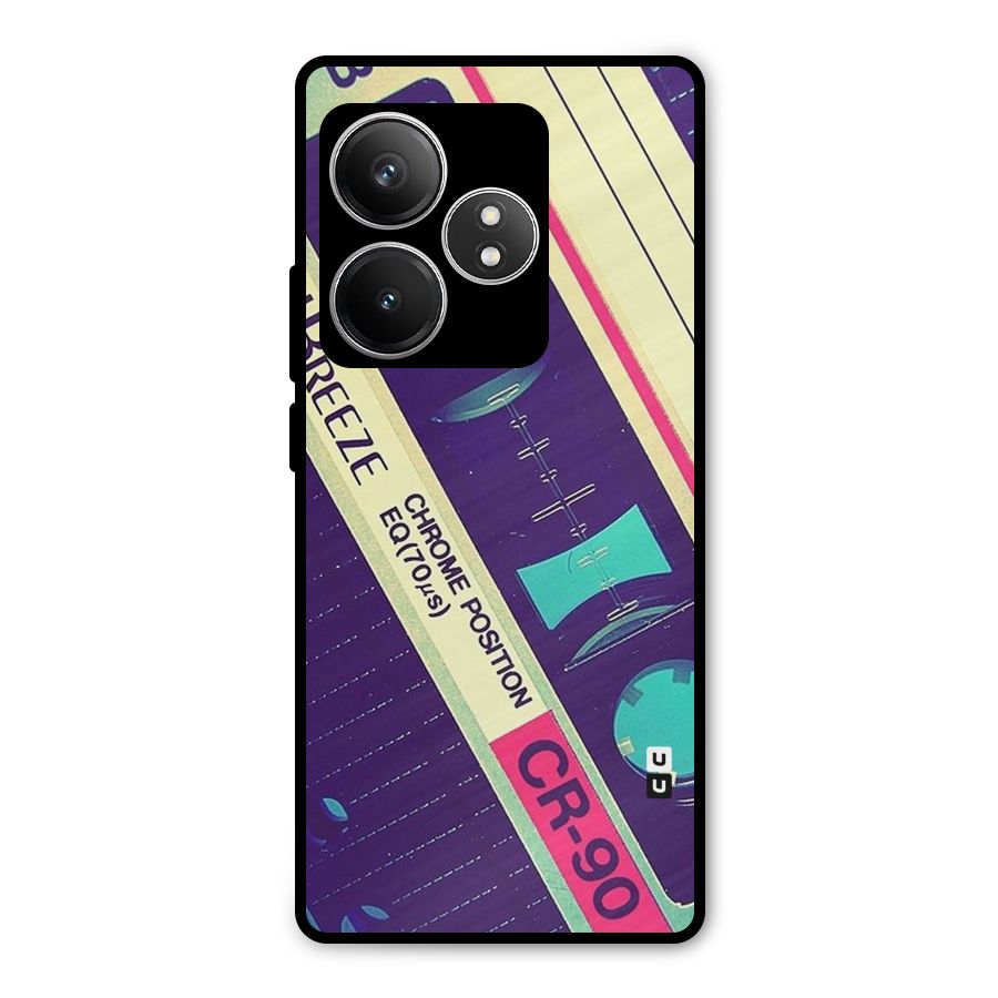 Old Casette Shade Metal Back Case for Realme GT 6T