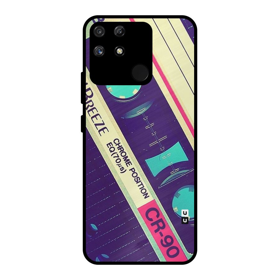 Old Casette Shade Metal Back Case for Realme Narzo 50A