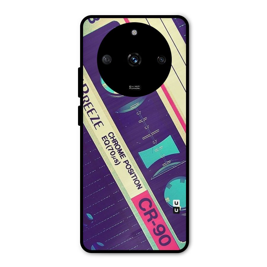 Old Casette Shade Metal Back Case for Realme Narzo 60 5G