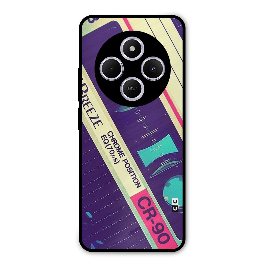 Old Casette Shade Metal Back Case for Redmi 14C