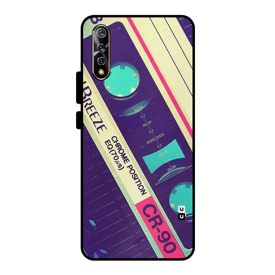 Old Casette Shade Metal Back Case for Vivo S1