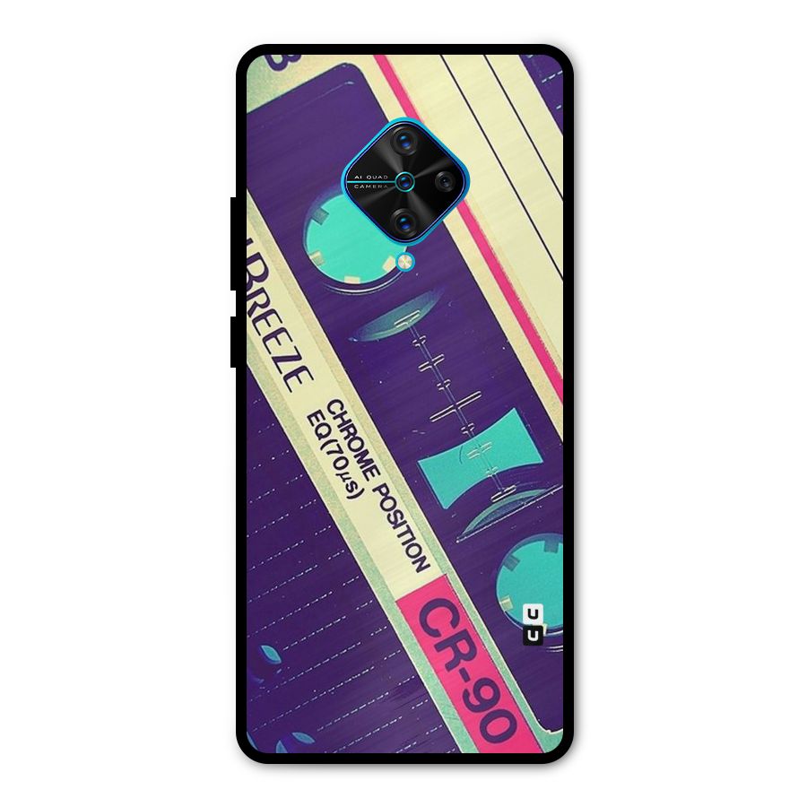 Old Casette Shade Metal Back Case for Vivo S1 Pro