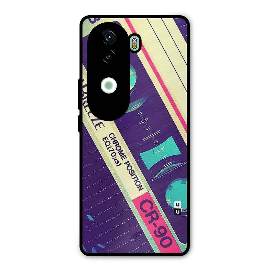 Old Casette Shade Metal Back Case for Vivo V40e