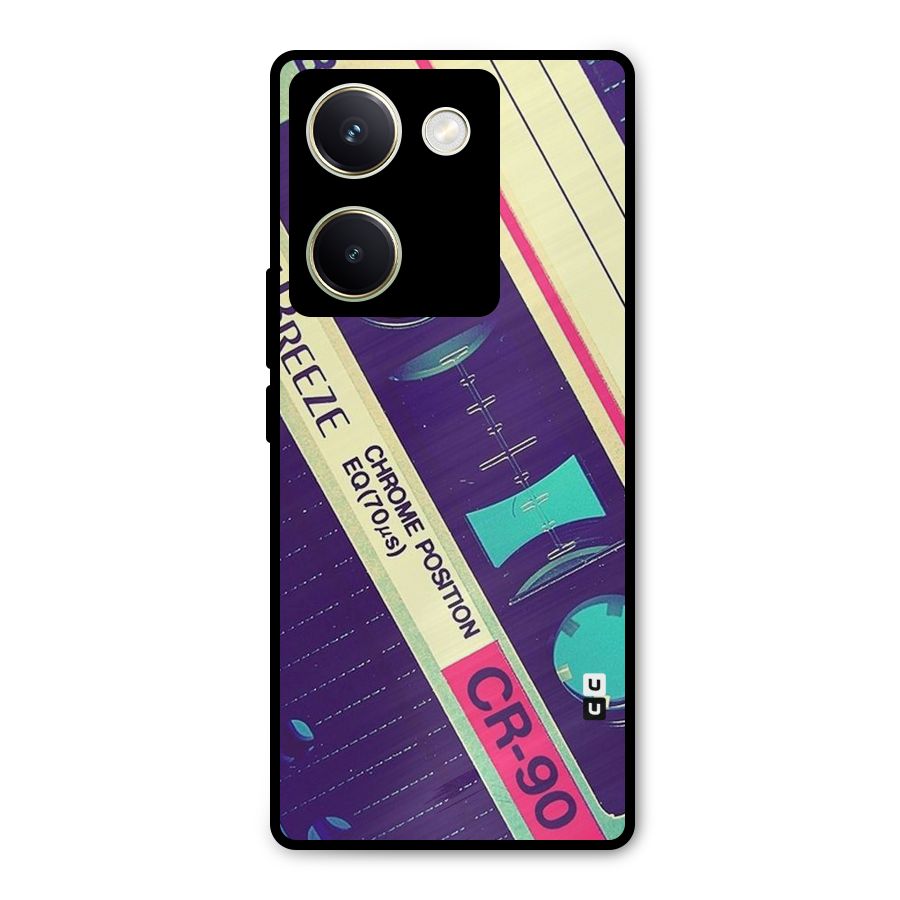 Old Casette Shade Metal Back Case for Vivo Y200 Pro