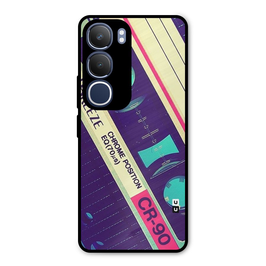 Old Casette Shade Metal Back Case for Vivo Y29
