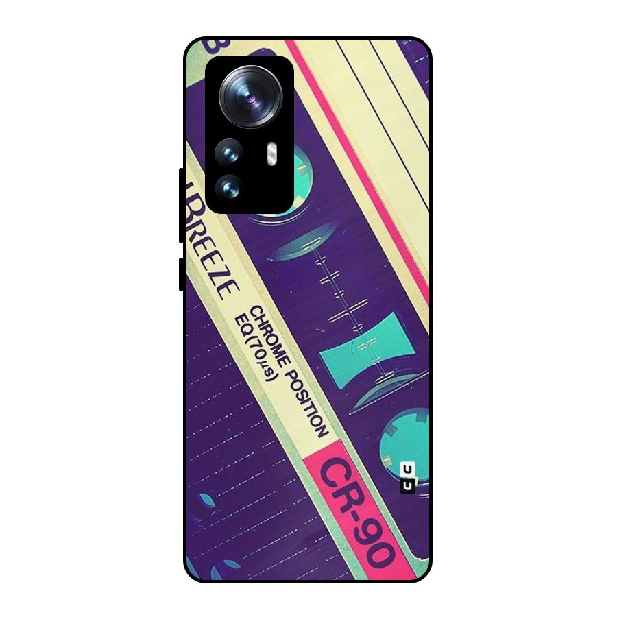 Old Casette Shade Metal Back Case for Xiaomi 12 Pro