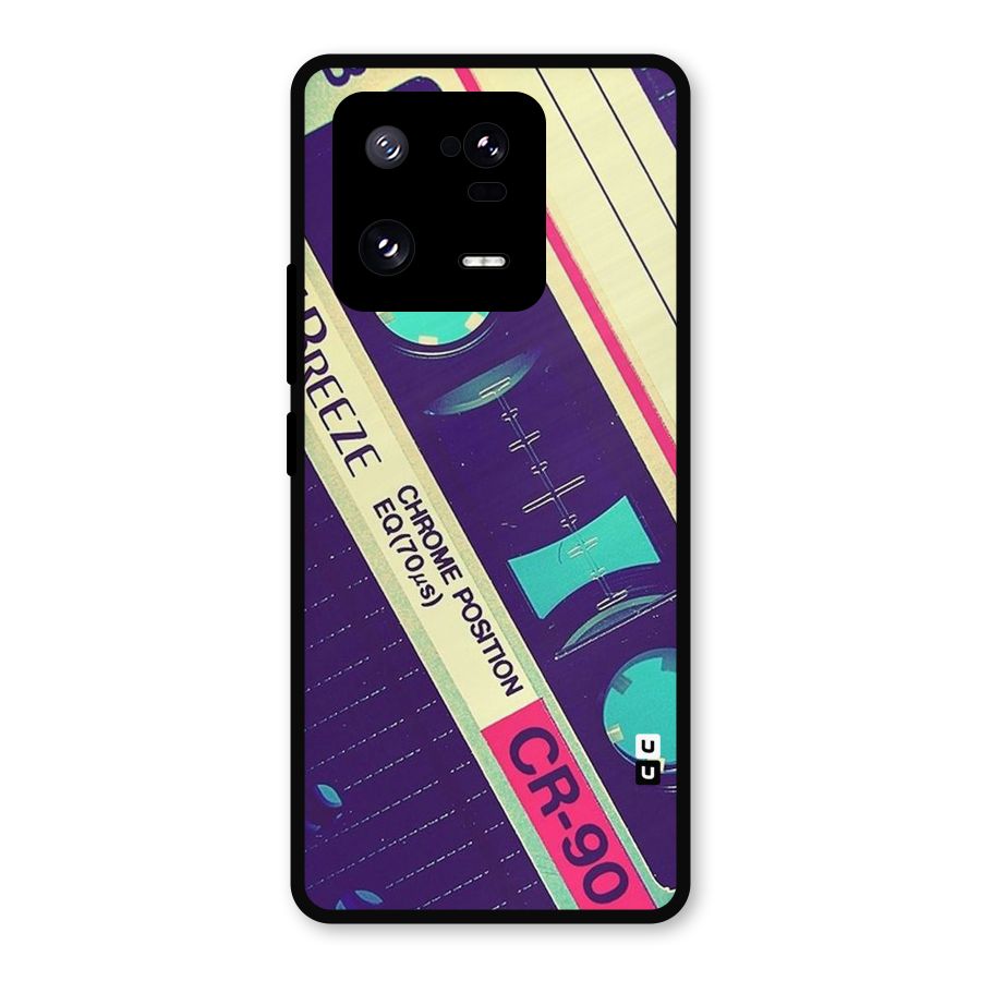 Old Casette Shade Metal Back Case for Xiaomi 13 Pro