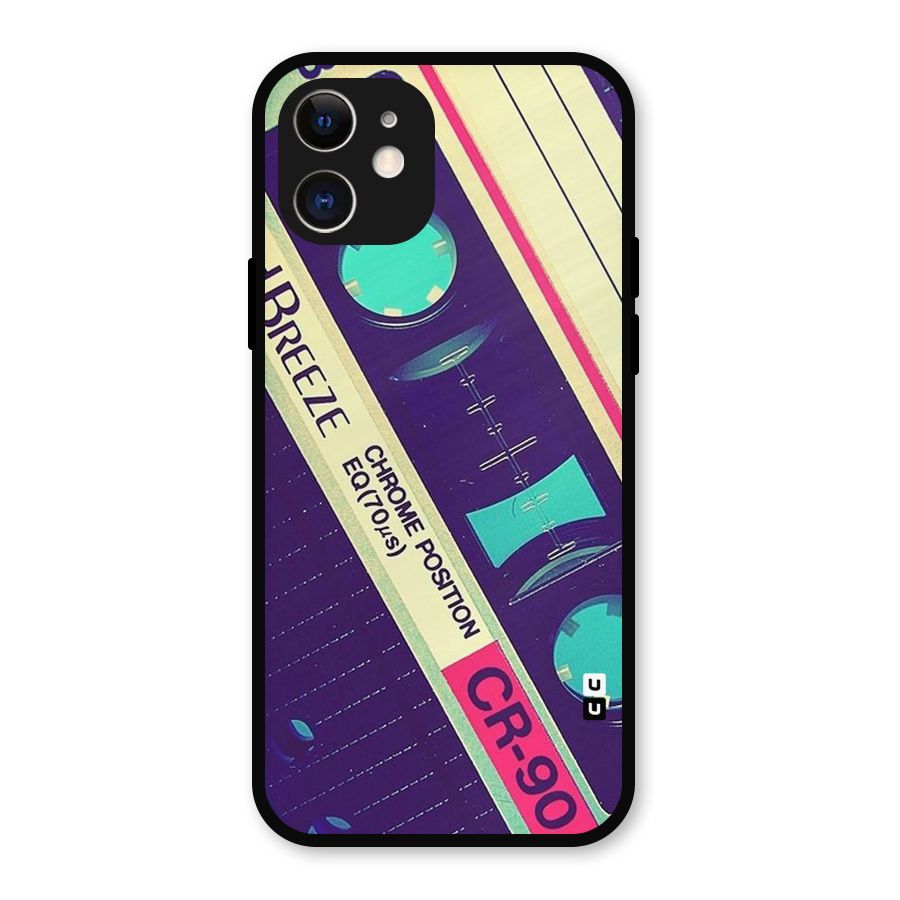 Old Casette Shade Metal Back Case for iPhone 12