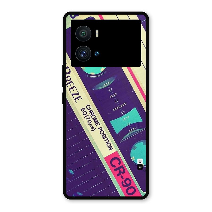 Old Casette Shade Metal Back Case for iQOO 9 Pro