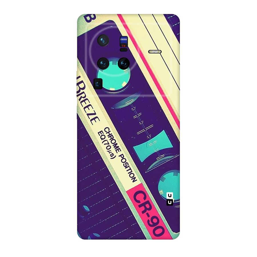 Old Casette Shade Original Polycarbonate Back Case for Vivo X80