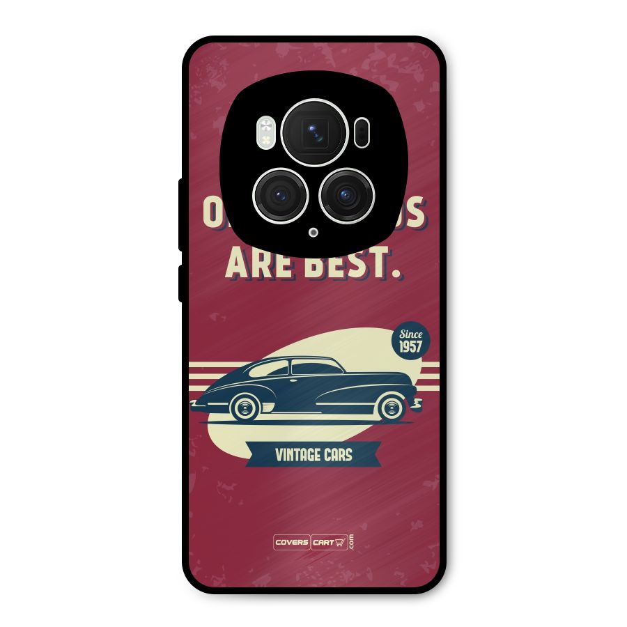 Old Friends Vintage Car Metal Back Case for Honor Magic6 Pro