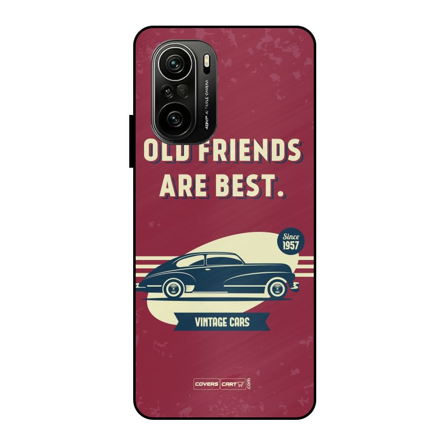 Old Friends Vintage Car Metal Back Case for Mi 11X Pro