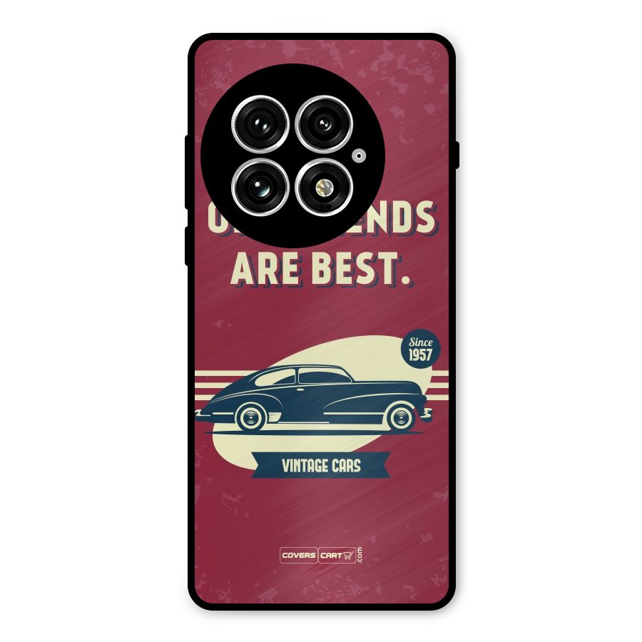 Old Friends Vintage Car Metal Back Case for OnePlus 13
