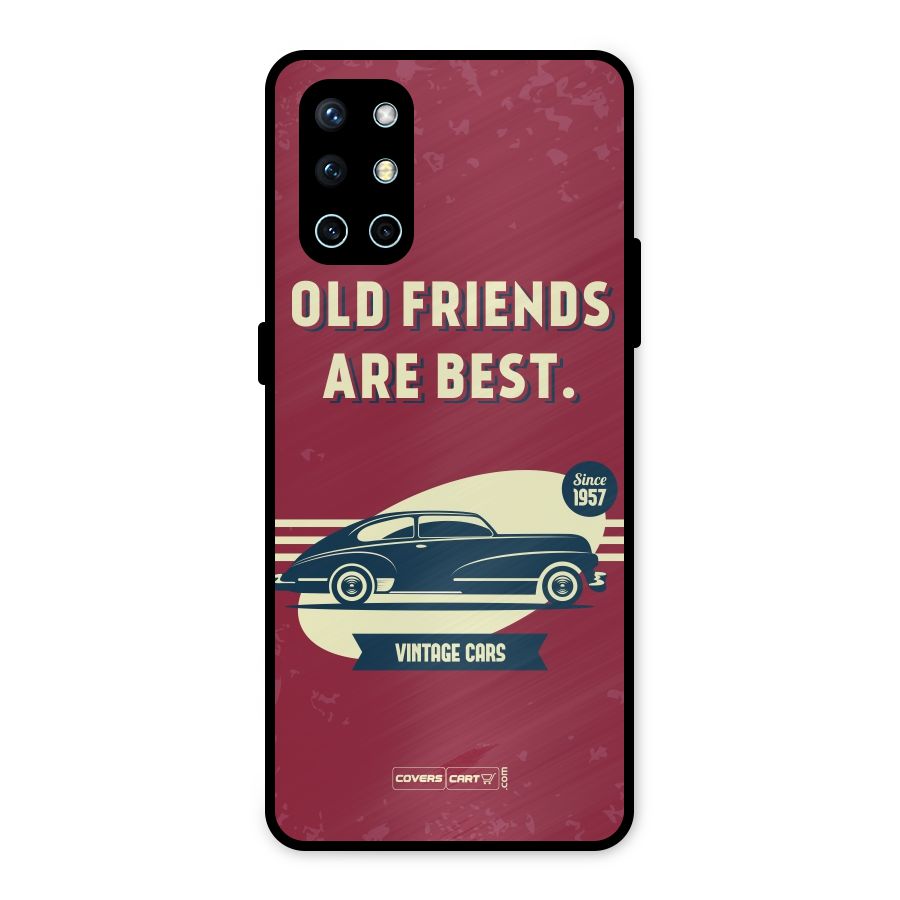 Old Friends Vintage Car Metal Back Case for OnePlus 9R