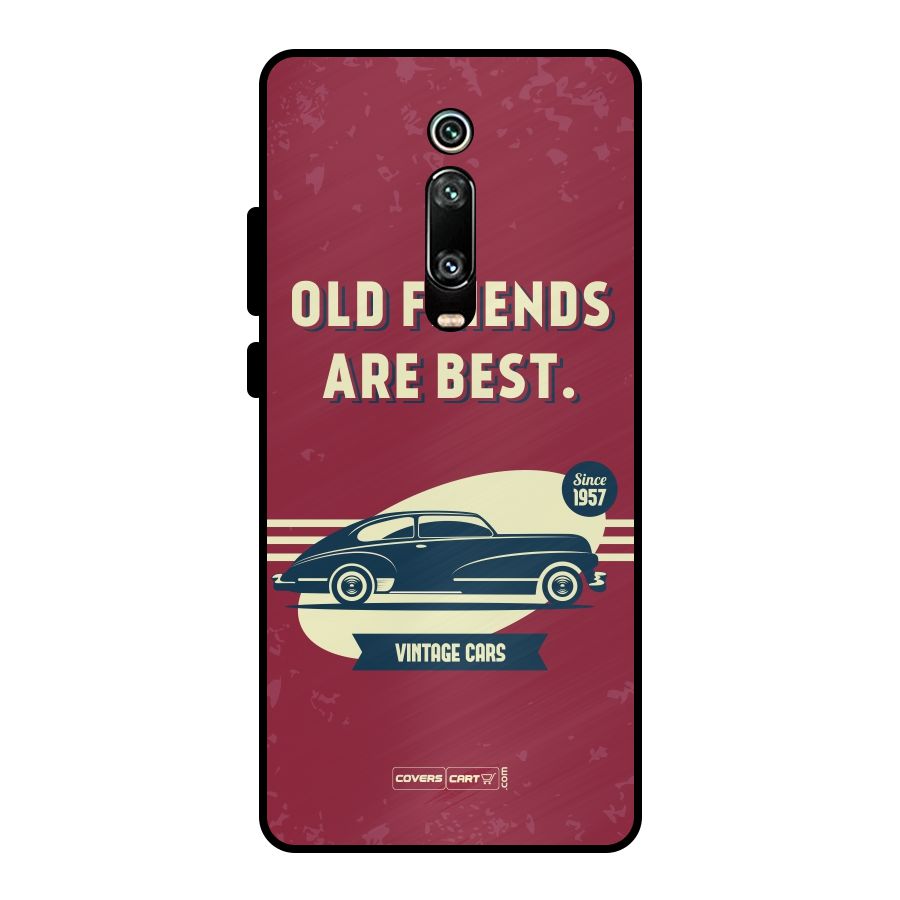 Old Friends Vintage Car Metal Back Case for Redmi K20 Pro
