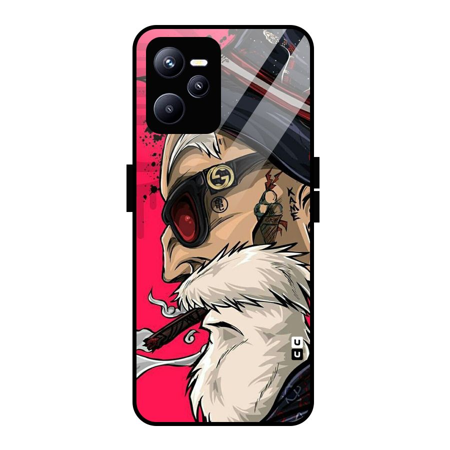 Old Man Swag Glass Back Case for Realme C35