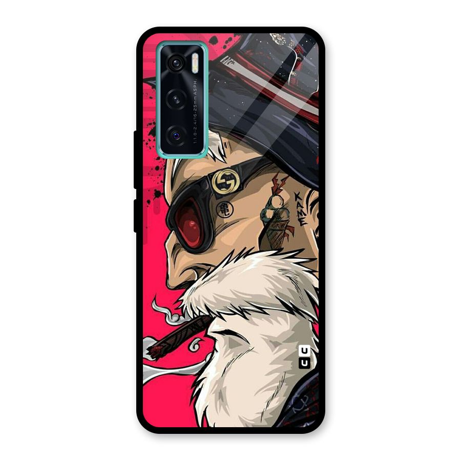 Old Man Swag Glass Back Case for Vivo V20 SE