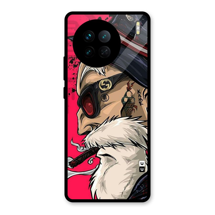 Old Man Swag Glass Back Case for Vivo X90