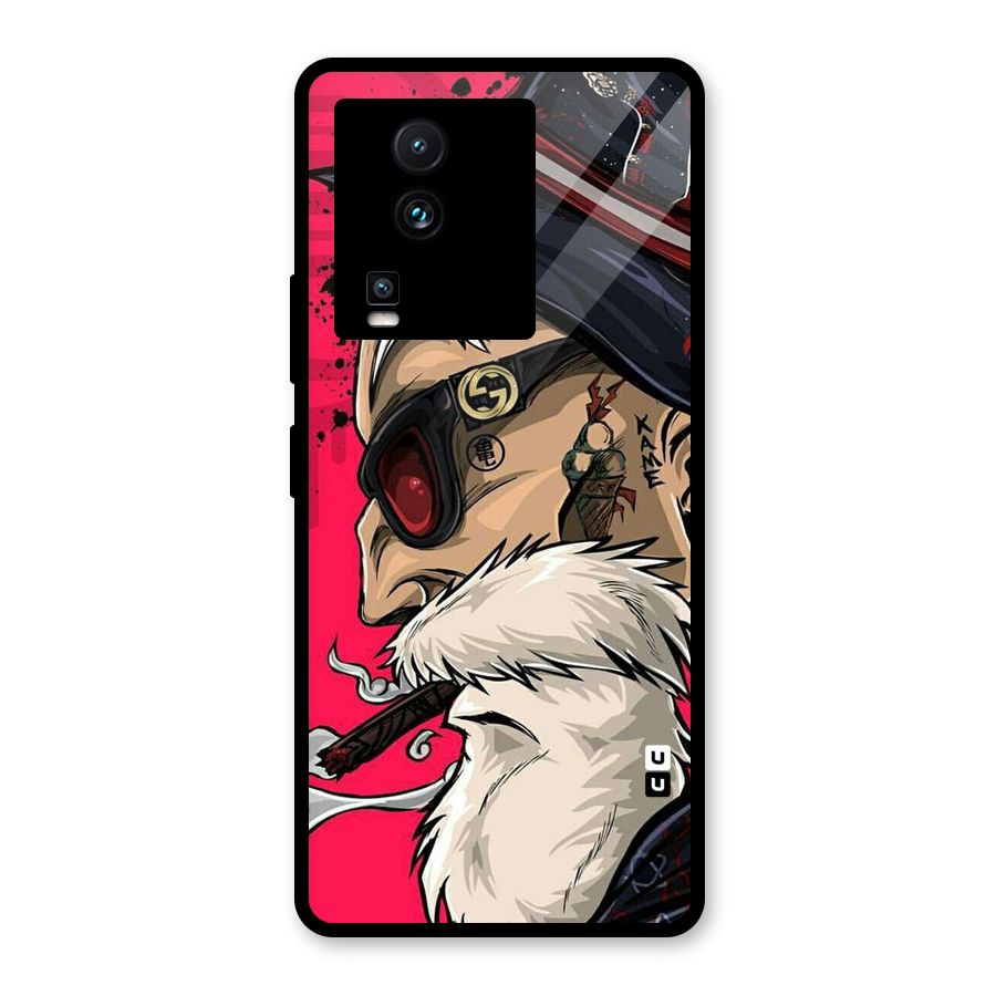 Old Man Swag Glass Back Case for Vivo iQOO Neo 7