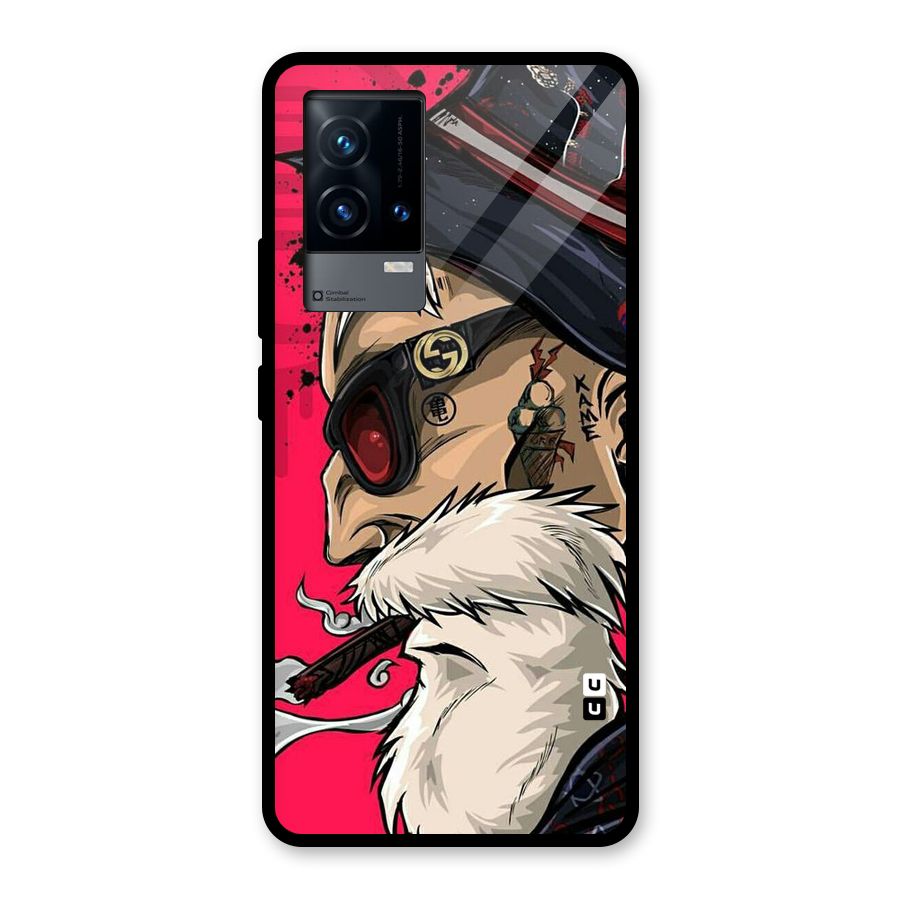 Old Man Swag Glass Back Case for iQOO 9 5G