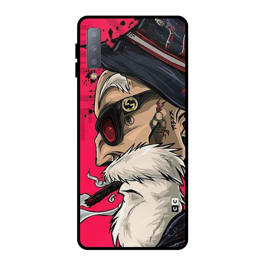 Old Man Swag Metal Back Case for Galaxy A7 (2018)