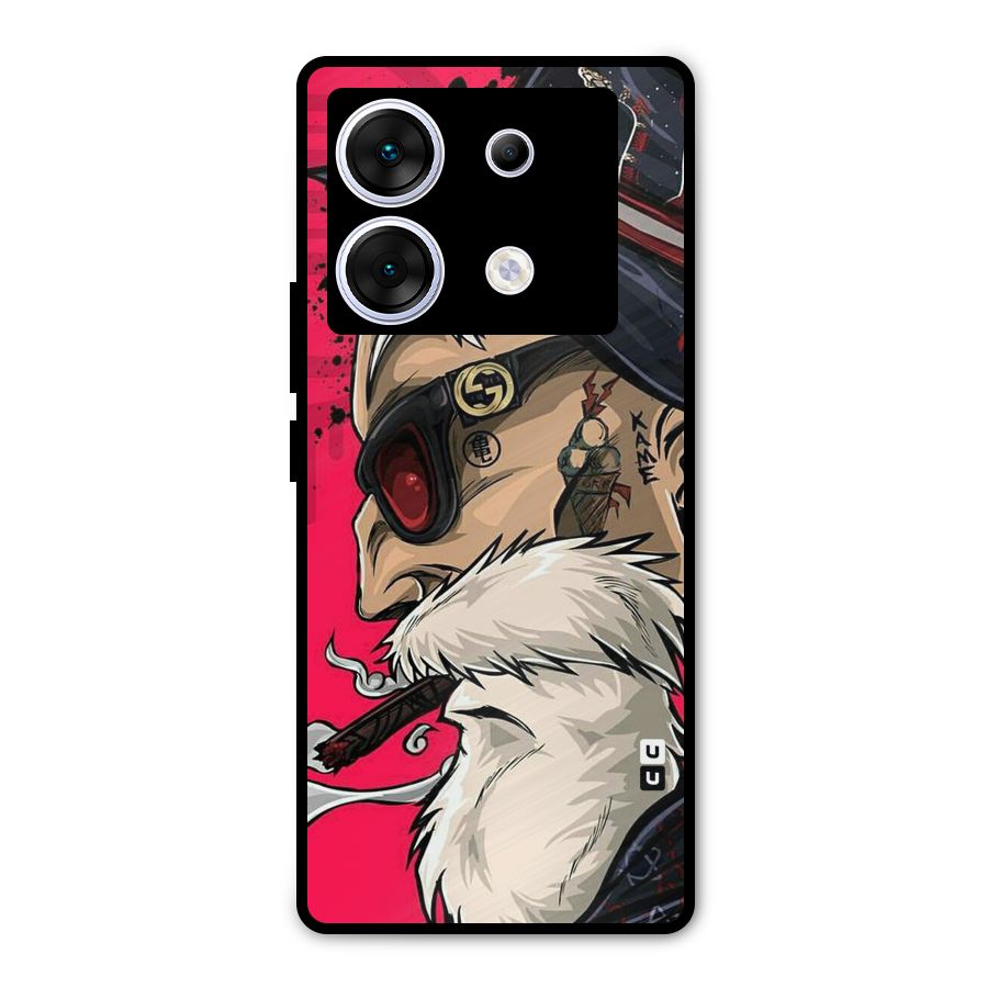 Old Man Swag Metal Back Case for Infinix Zero 30 5G