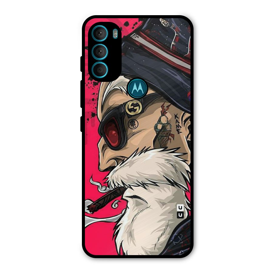 Old Man Swag Metal Back Case for Moto G71 5G