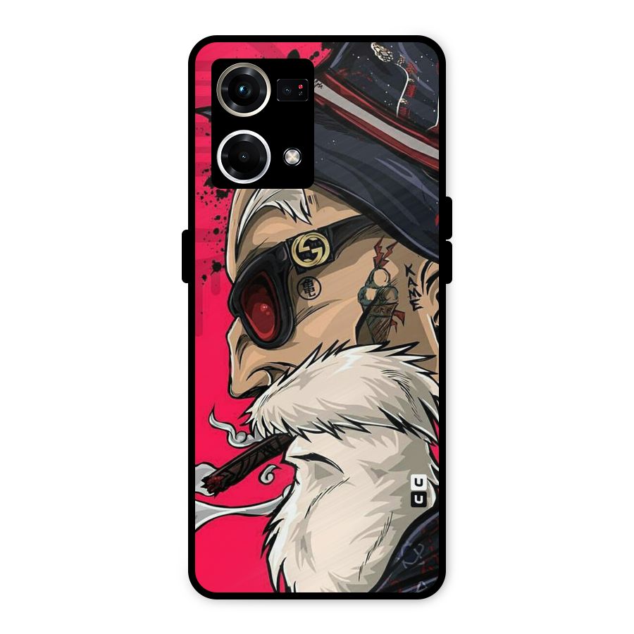 Old Man Swag Metal Back Case for Oppo F21s Pro 4G