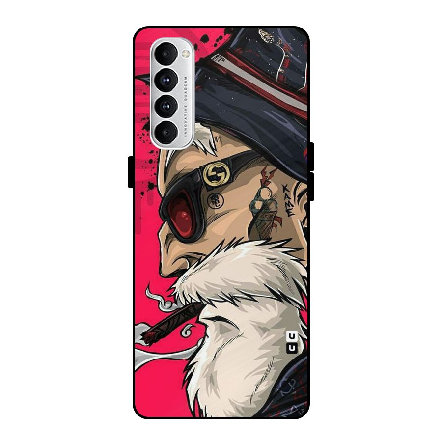 Old Man Swag Metal Back Case for Oppo Reno4 Pro