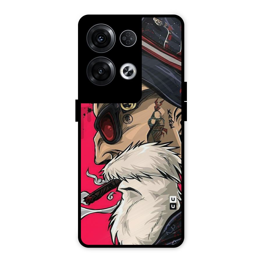 Old Man Swag Metal Back Case for Oppo Reno8 Pro 5G
