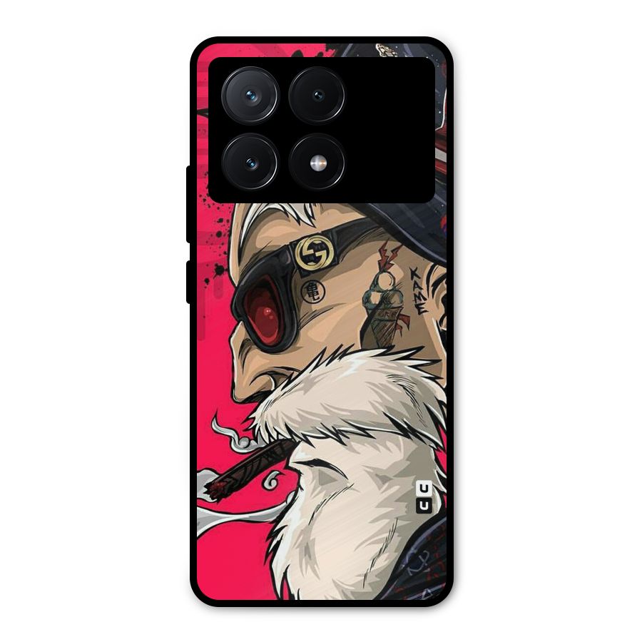 Old Man Swag Metal Back Case for Poco X6 Pro
