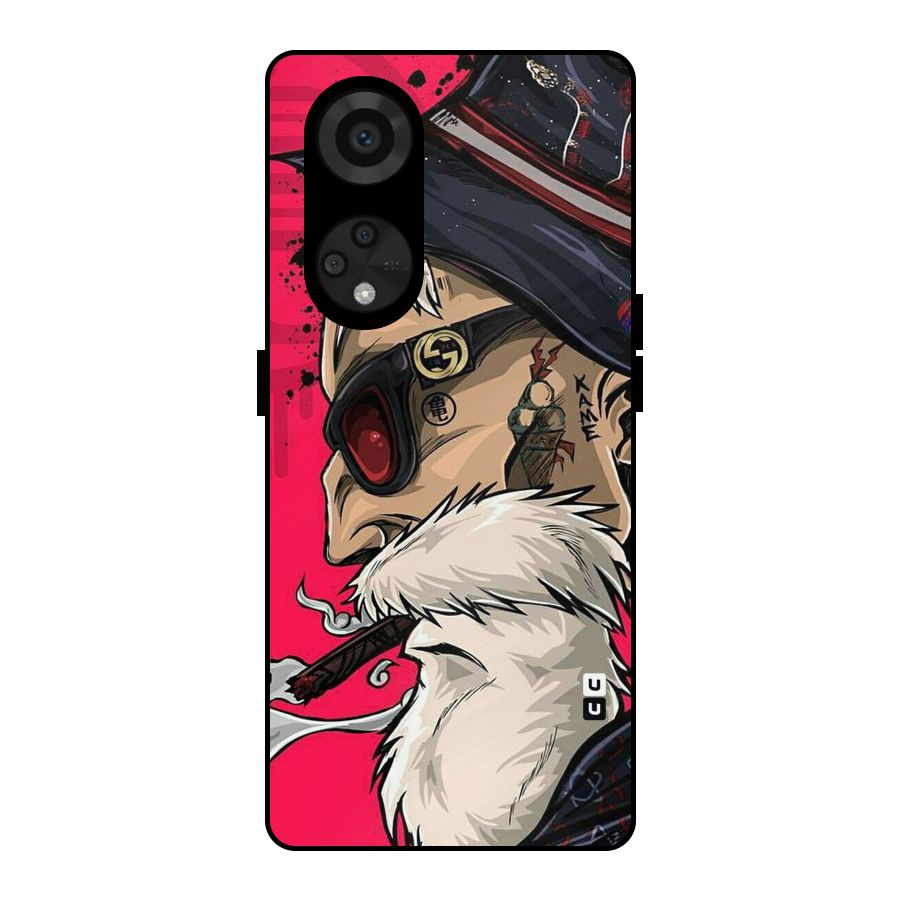 Old Man Swag Metal Back Case for Reno8 T 5G