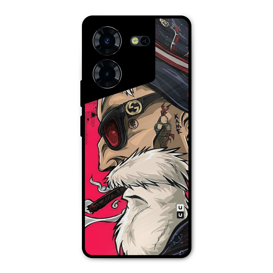 Old Man Swag Metal Back Case for Tecno Pova 5 Pro 5G