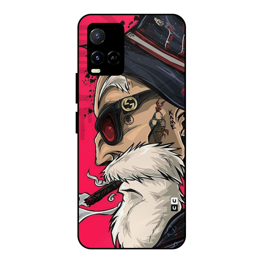 Old Man Swag Metal Back Case for Vivo Y21T