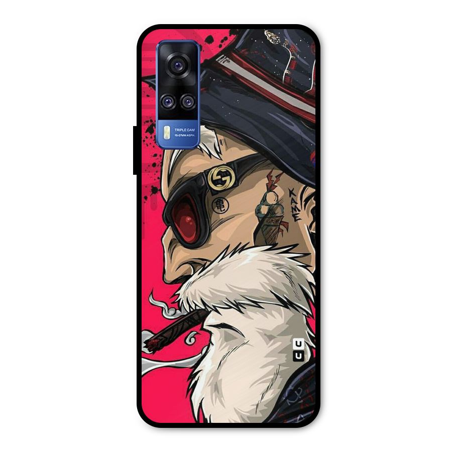 Old Man Swag Metal Back Case for Vivo Y31