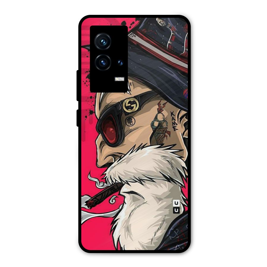 Old Man Swag Metal Back Case for iQOO 9 5G