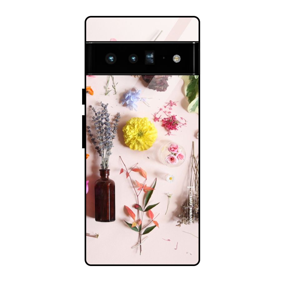 Old Petals Glass Back Case for Google Pixel 6 Pro