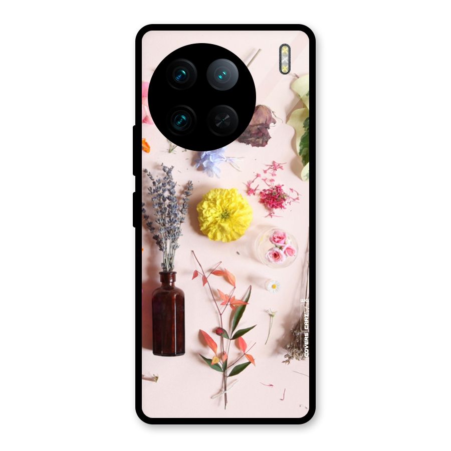 Old Petals Glass Back Case for Vivo X90 Pro