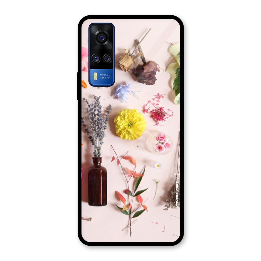 Old Petals Glass Back Case for Vivo Y31