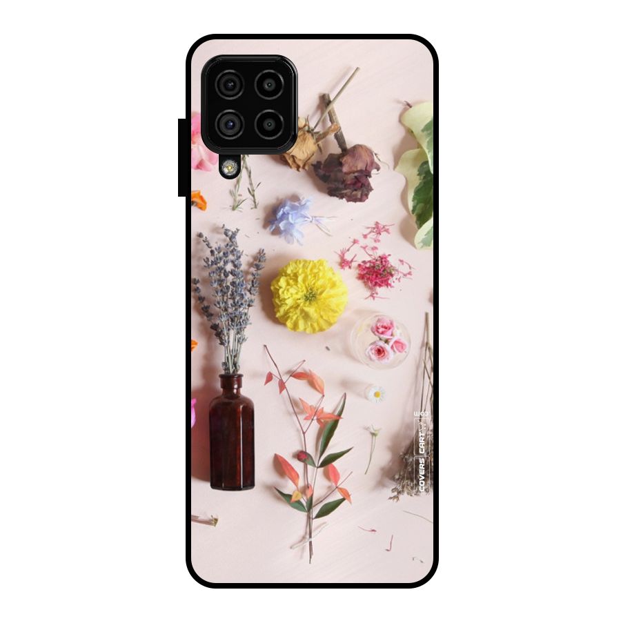 Old Petals Metal Back Case for Galaxy A22 4G