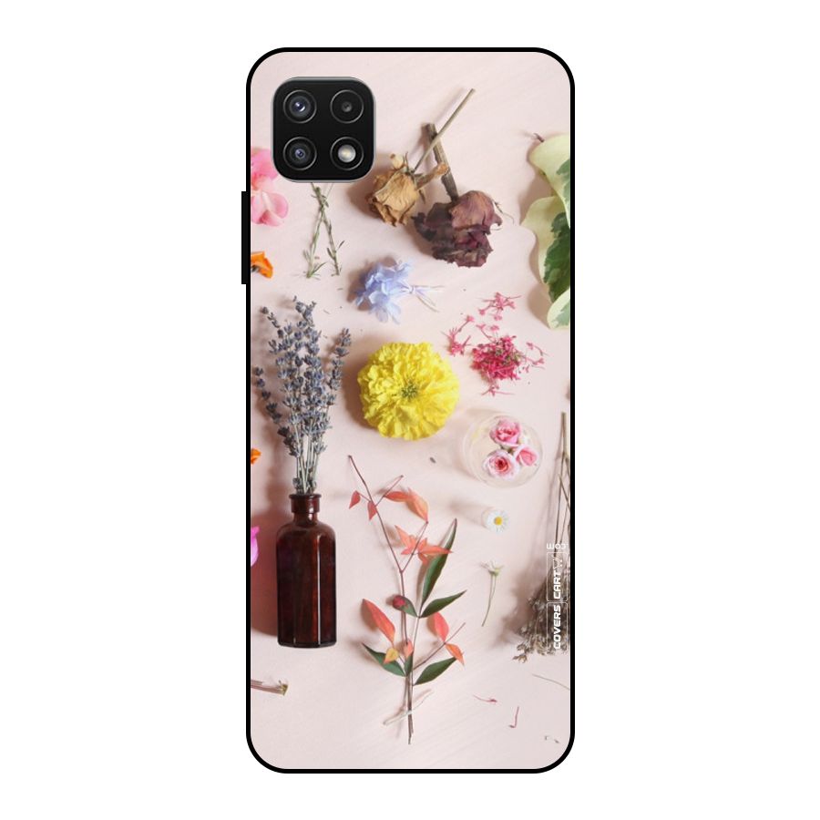 Old Petals Metal Back Case for Galaxy A22 5G