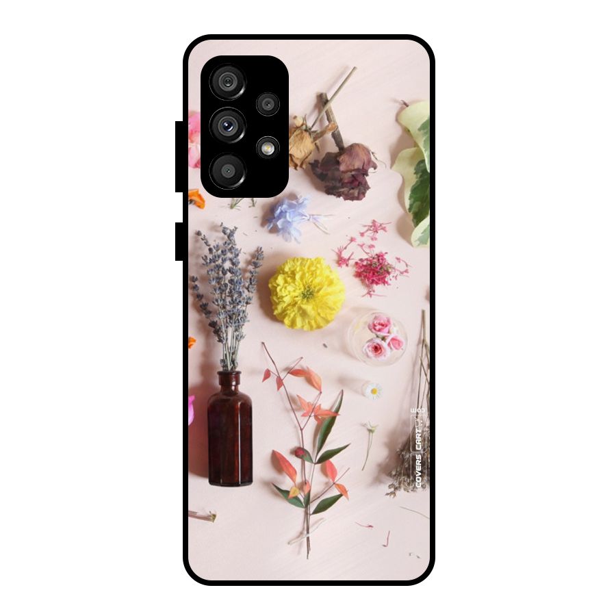 Old Petals Metal Back Case for Galaxy A73 5G