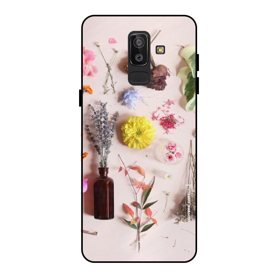 Old Petals Metal Back Case for Galaxy J8