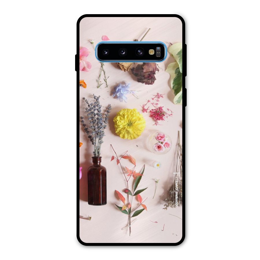 Old Petals Metal Back Case for Galaxy S10