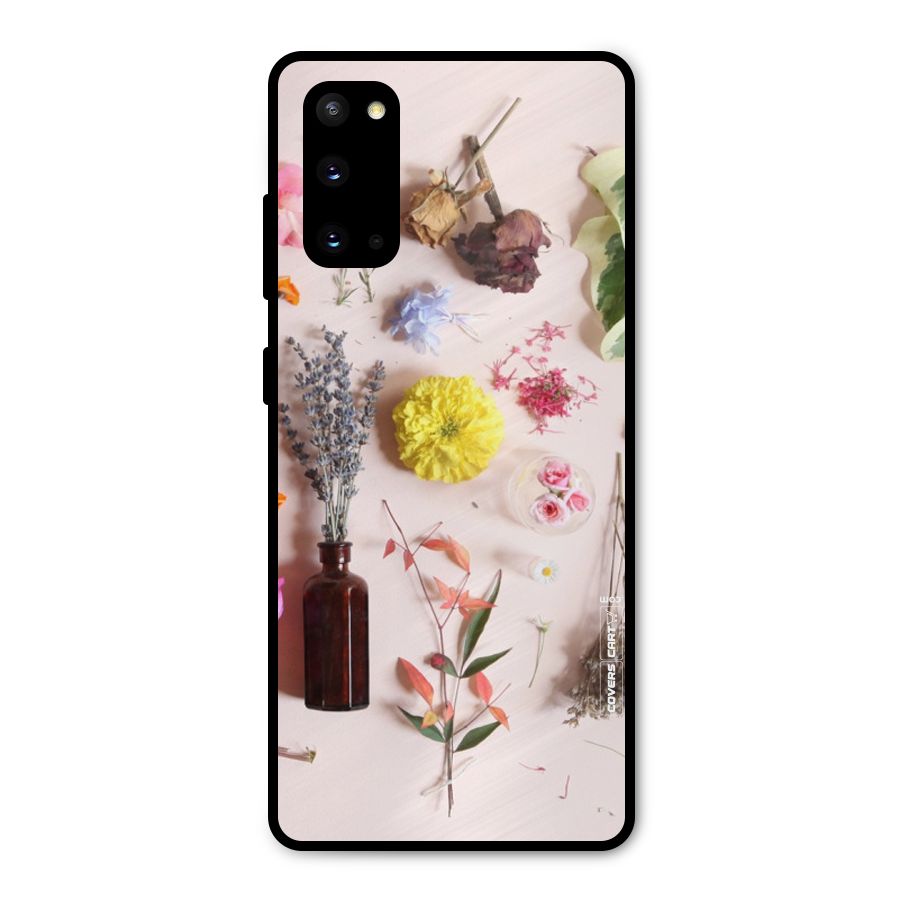 Old Petals Metal Back Case for Galaxy S20