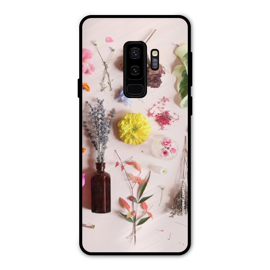 Old Petals Metal Back Case for Galaxy S9 Plus