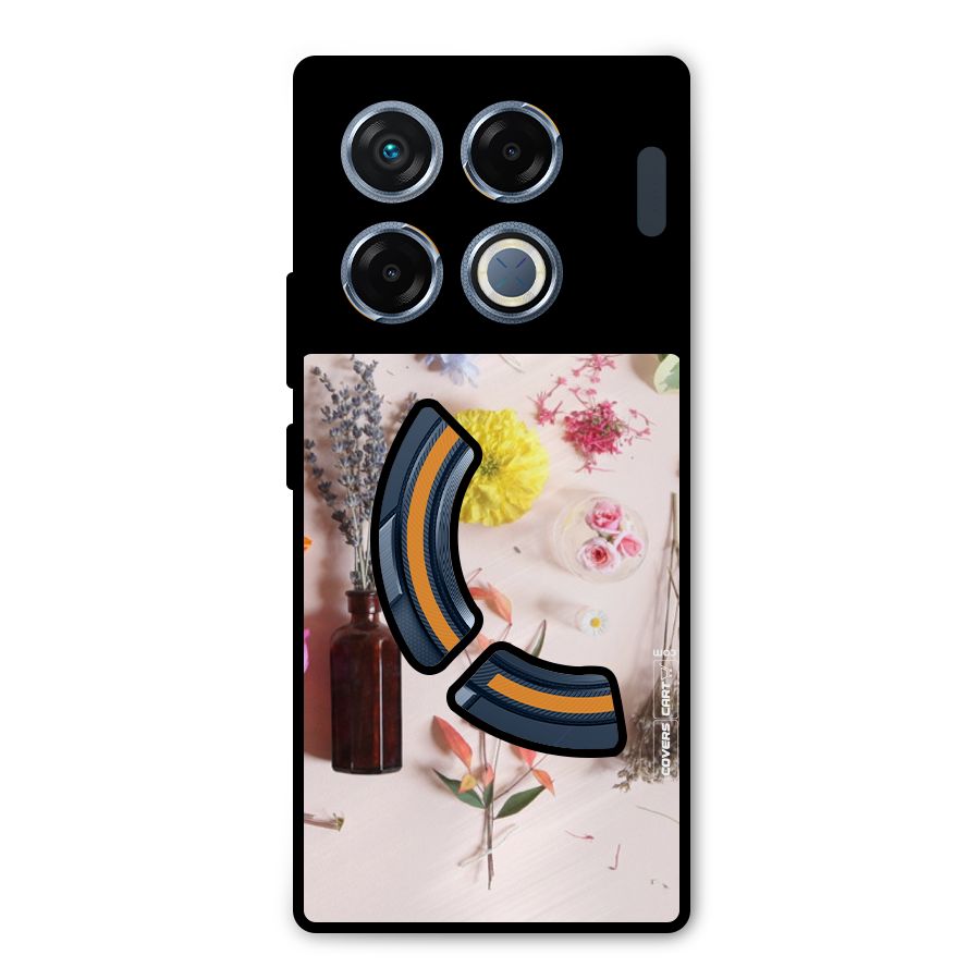 Old Petals Metal Back Case for Infinix GT 20 Pro