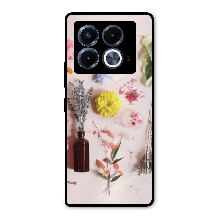 Old Petals Metal Back Case for Infinix Note 40 5G