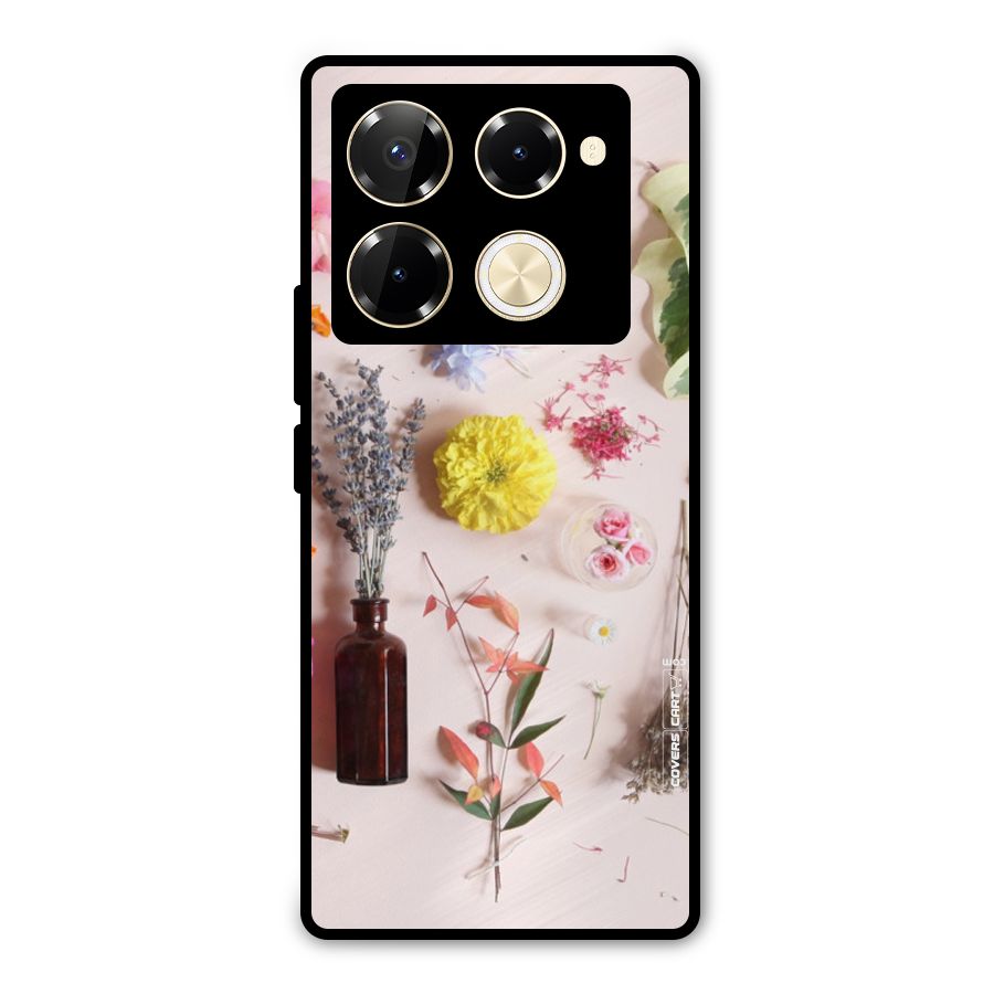 Old Petals Metal Back Case for Infinix Note 40 Pro Plus